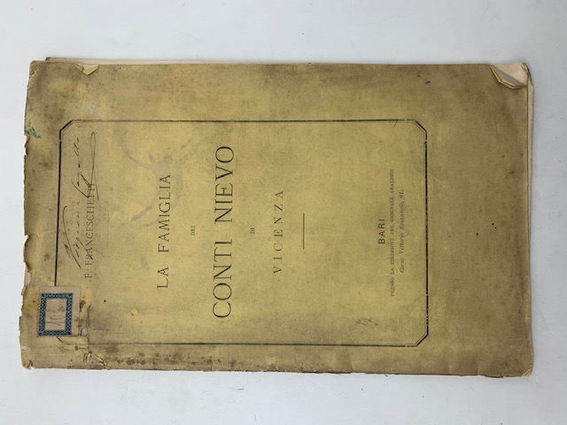 La famiglia dei Conti Nievo di Vicenza